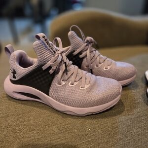 Under Armour Mauve Hovr Rise Tennis Shoes Preloved size 6 Women